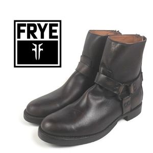 FRYE John Addison Harness Leather Boots Mens Sz 12